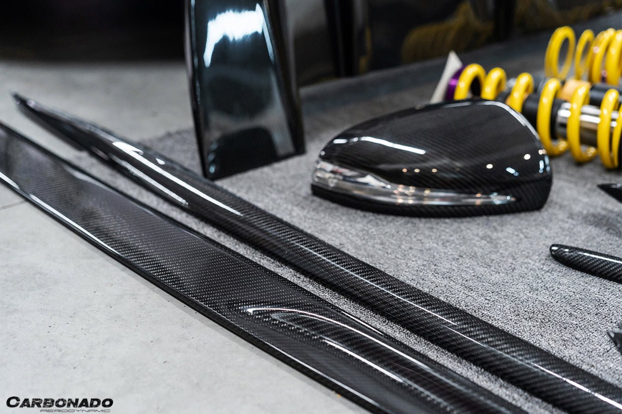 2015 - 2021 Mercedes Benz C-Class W205 Coupe PS Style Side Skirts